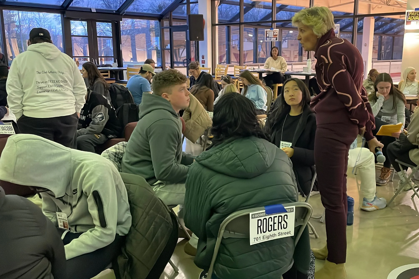 GMercyU students participate in poverty simulation