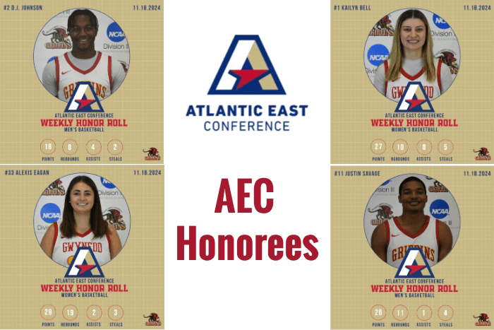 GMercyU Athletics Announces AEC Honors for November 9 – November 16