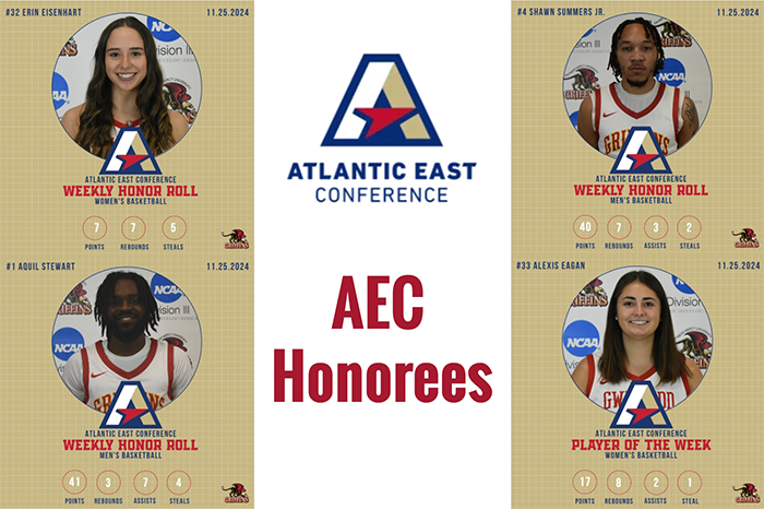 GMercyU Athletics Announces AEC Honors for November 16 – November 23