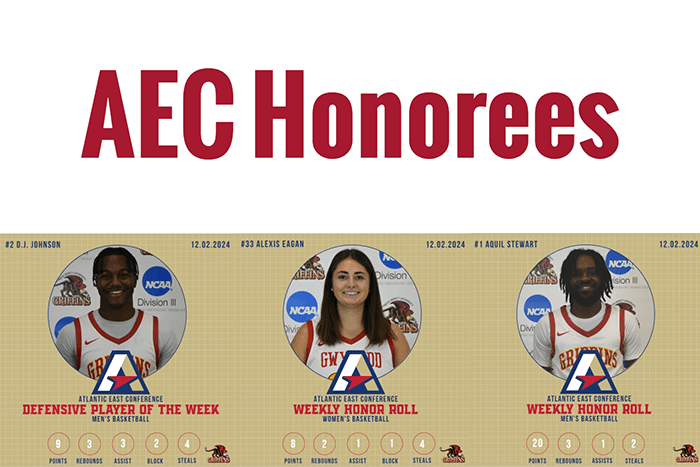 GMercyU Athletics Announces AEC Honors for November 23 – November 30