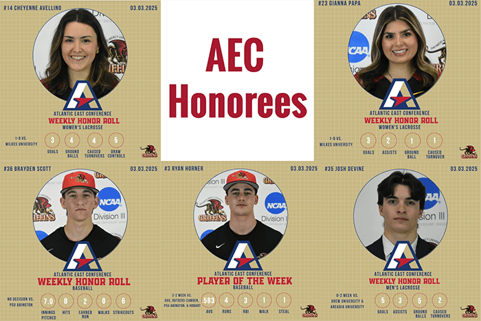 GMercyU Athletics Announces AEC Honors for February 23 – March 1