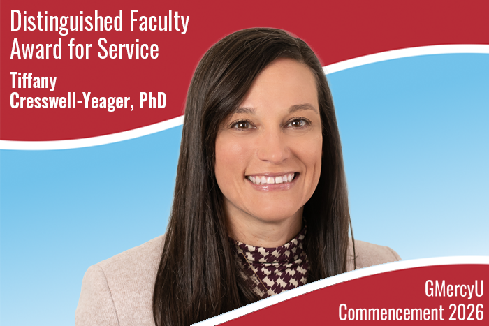 Dr. Cresswell-Yeager Receives Distinguished Faculty Award for Service