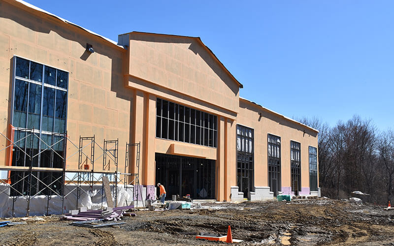 Progress on a New Academic Building